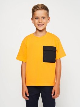 Дитяча футболка Кишенька для хлопчика жовта супрем