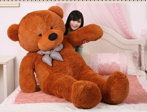 Мягкая игрушка большой коричневый медведь 2 метра