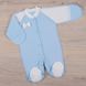 Чоловічок для недоношених і новонароджених з маленькою вагою Бантік блакитний
