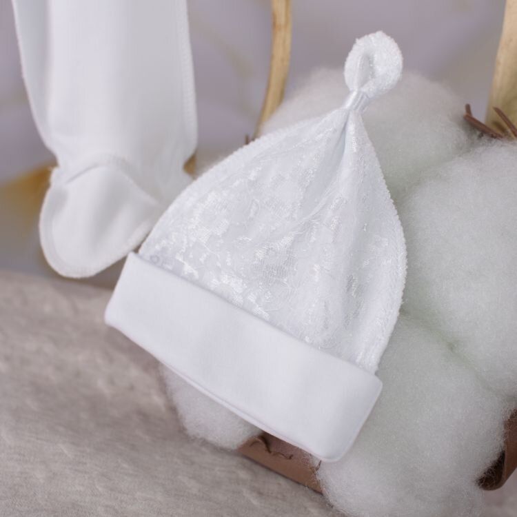 Фото Нарядный костюм для новорожденного Лапуся белоснежный, купить по лучшей цене 520 грн