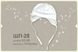 Белая трикотажная шапочка ШП28 на завязочках, обхват головы 42 - 44 см, Трикотаж, Шапка