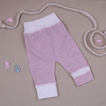 Ползунки - штанишки для недоношенных деток Меланж розовые