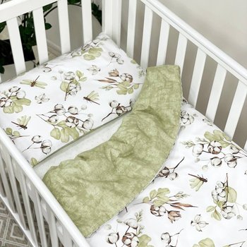 Змінний комплект постільної білизни у ліжечко для новонароджених Бавовна (підковдра, наволочка, простирадло)