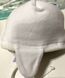 Теплая вязаная шапочка Style для новорожденных белая, обхват головы 36 - 38 см, Вязаное полотно, Шапка