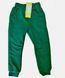 Теплі штани Начіс універсальні зелені, 158, Трикотаж з начосом