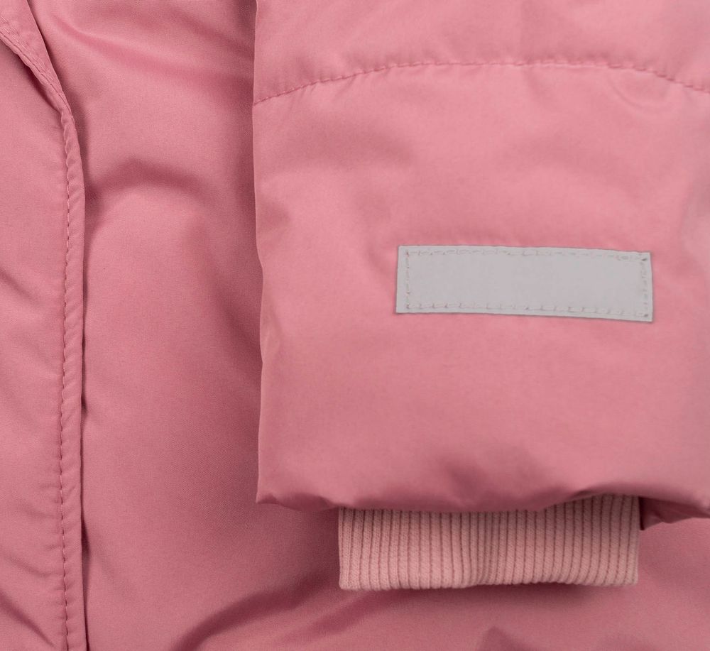 Дитяча куртка демісезонна I feel warm для дівчинки рожева, 92, Плащівка