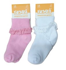 Дитячі шкарпетки НК8, Рожевий, Довжина стопи 10 см