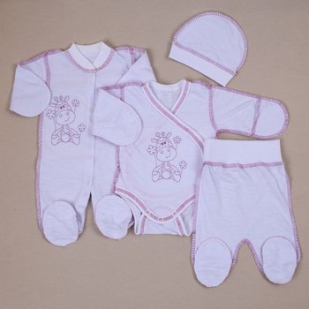 Комплект одежды для недоношенных и маловесных детей Жирафчик фиолетовый