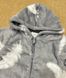 Дитячий плюшевий ромпер Пір'ячко з капюшоном та відкритими ніжками, 92, Плюш, Комбінезон