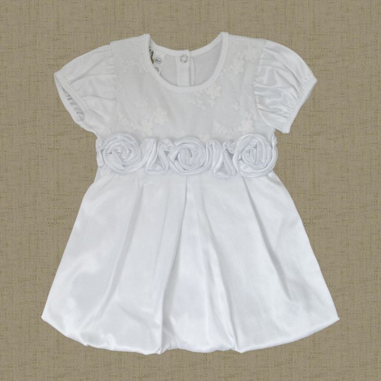 Літня сукня Фіалка для дівчинки біла