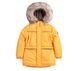Дитяча зимова курточка для хлопчика КТ235 охра, 134, Плащівка