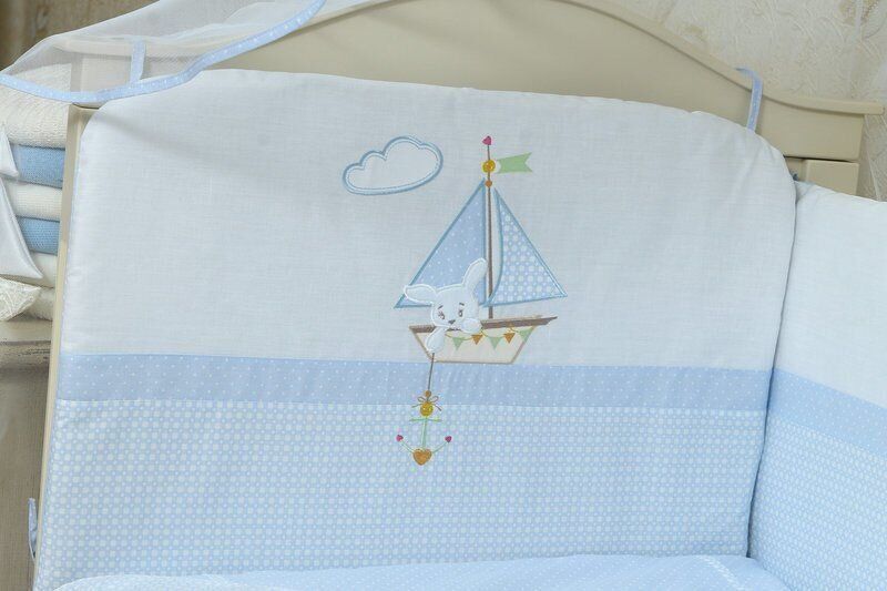 Защитные бортики для детской кроватки Морячок