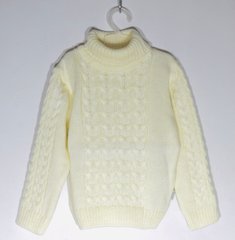 Детский свитерок Косичка тм Бемби, Молочный, 92, Вязаное полотно