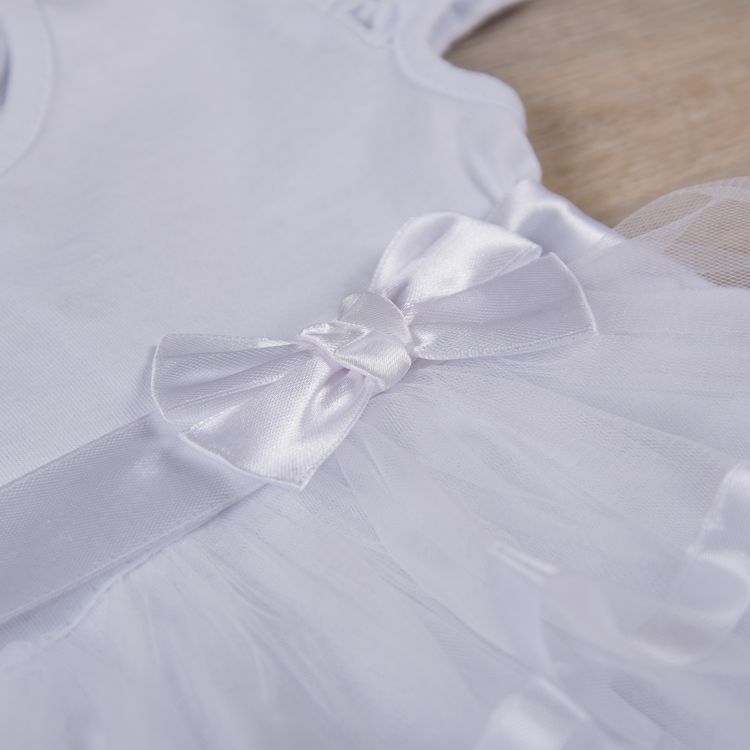 Детское нарядное платье Маленька Леді белое, 92, Кулир