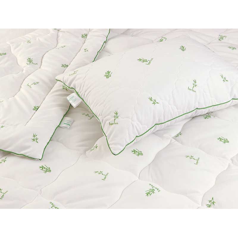 Бамбуковое одеяло Bamboo Style белое 172х205, 172х205см (±5 см), Зима, Бамбуковое волокно, Микрофибра