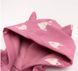 Кофта Лисеня для малечі рожевий шардон, 80, Трикотаж Шардон