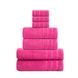 Махровое полотенце Косичка 50 х 100 пурпурное, Розовый, 50х100