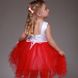 Нарядное платье Наталі для девочки красное