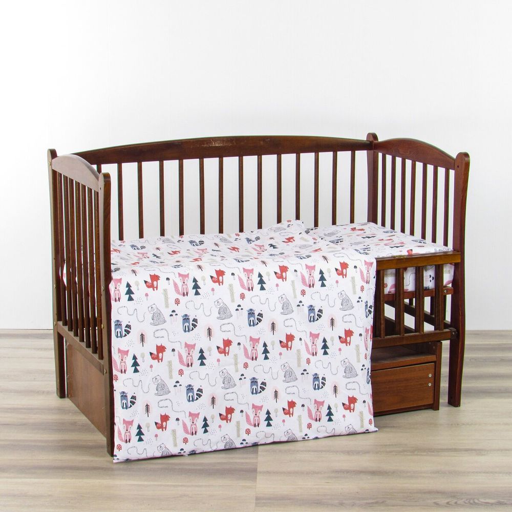 Великий спальний комплект для новонароджених Лисичка плюш