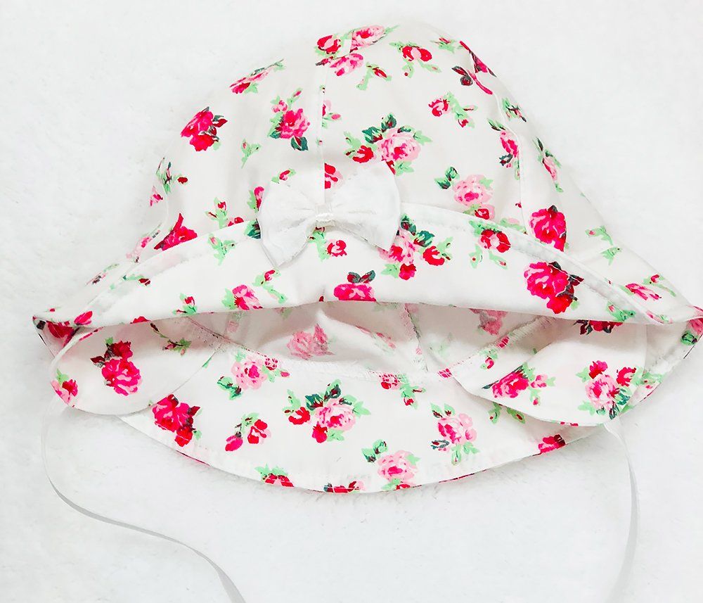 Легка панамка для дівчаток Трояндочки, обхват голови 46 см