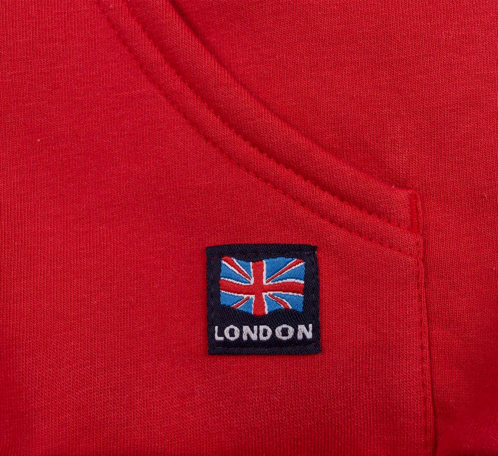 Теплий джемпер Hello London синій шардон, 104, Трикотаж