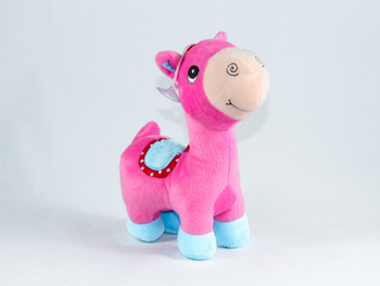 Конячка Подружка, рожева музична, Рожевий, М'які іграшки КОНЯЧКИ, до 60 см