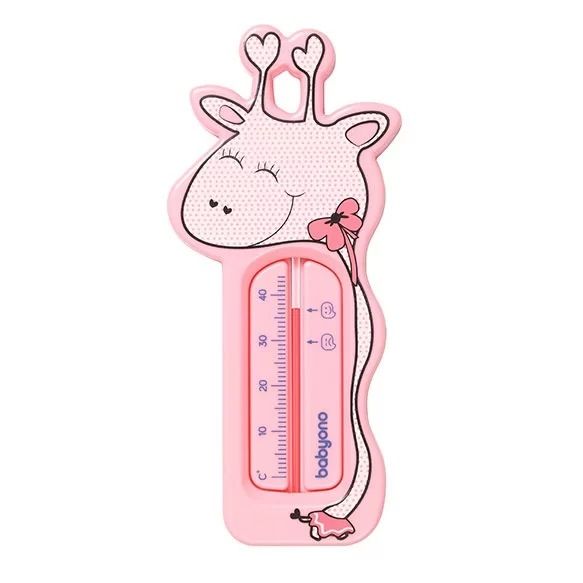 Плаваючий дитячий термометр Жирафік рожевий для купання