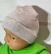 Двошарова дитяча шапка Топ меланж, обхват головы 40 см, Рібана, Шапка