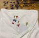 Уголок - полотенце для новорожденного Жирафик молочный, Молочный, Махра