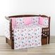 Великий дитячий спальний комплект в ліжечко для новонароджених (120х60) Лисичка плюш з 11 елементів.