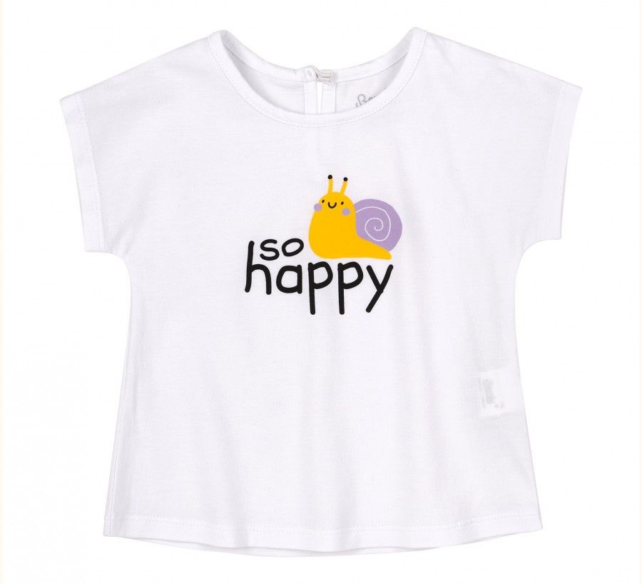 Дитяча футболка Равлик для дівчинки супрем