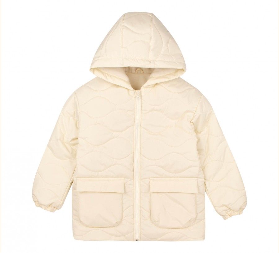 Демісезонна куртка Super Wave для дівчинки молочна