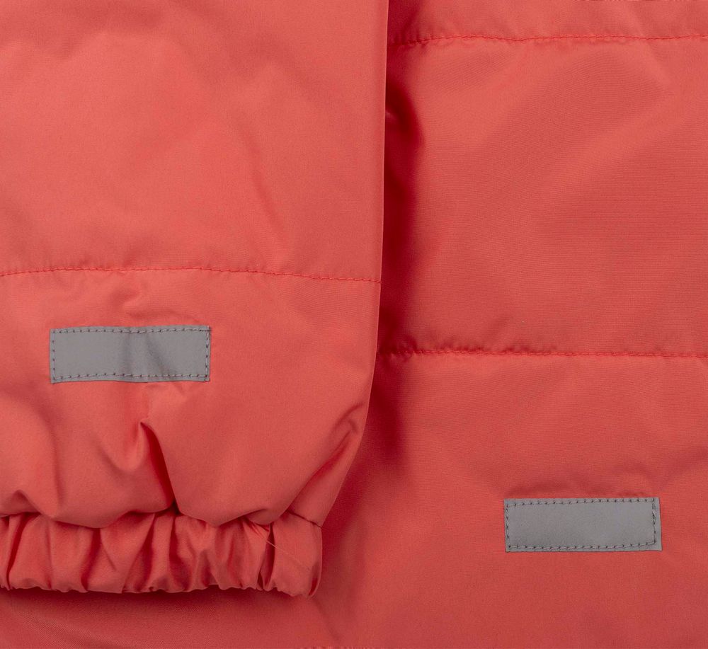 Детская демисезонная куртка Universal для девочки терракотовая, 104, Плащевка