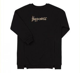Сукня для дівчинки Happiness тринитка чорна