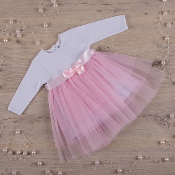 Сукня Ніжність - 2 для малечі інтерлок + фатин рожева