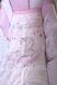 Постільний набір в ліжечко Greta Lux Единорожка рожевий сатин - еліт