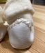 Махрові шкарпетки - пінетки Бантік, Молочний, Святкові пінетки, шкарпетки, Довжина стопи 12 см
