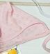 Ажурний чепчик Сердечки ШП69 для маловагової дівчинки