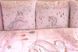 Постельный набор в кроватку Greta Lux Единорожка розовый сатин - элит