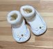 Махрові шкарпетки - пінетки Бантік для новонароджених дівчаток