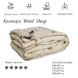 Шерстяное одеяло "Wool Sheep" 172х205 см, 172х205см (±5 см), Зимнее одеяло, Из овечьей шерсти, Бязь