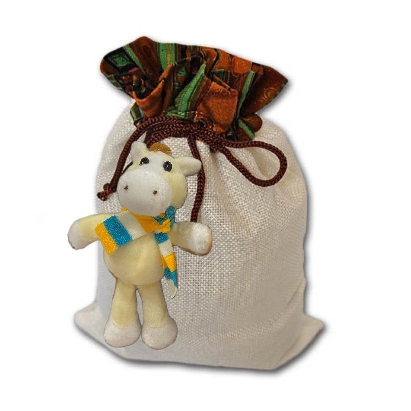 Игрушка Конь с мешком для подарка, Мягкие игрушки ЛОШАДКИ, от 10 до 60 см
