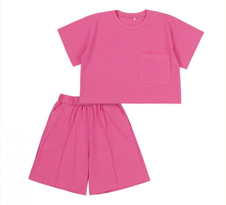 Літній костюм Pink Summer для дівчинки супрем, 122, Супрем