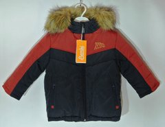 Куртка зимняя для мальчиков Mercury КТ122 с красным
