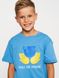 Патриотичная футболка Peace for Ukraine супрем голубой