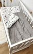 Сменное постельное белье для новорожденных Минки Серый