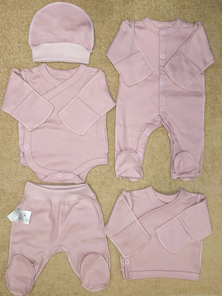 Комплект одежды для недоношенных и маловесных детей GIRL, Размер на рост 42 см, Интерлок, Для девочки