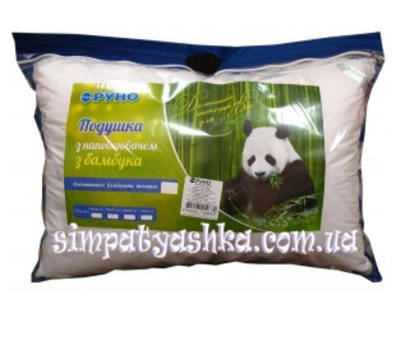 Подушка дитяча з наповнювачем з бамбука