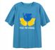 Патріотична футболка Peace for Ukraine супрем блакитний