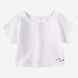 Дитяча льняна сорочка Зірочки для дівчинки біла
